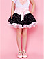  roze trimmen chiffon meisje rok met voering