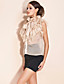  ts sem mangas camisa de chiffon plissado blusa (mais cores)
