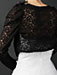  Lace Wedding Jackets With Appliques (More Colors Available)