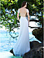  Mantel / Spalte Gericht Zug Chiffon Brautkleid