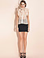  ts sem mangas camisa de chiffon plissado blusa (mais cores)