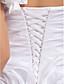  Ball Gown One Shoulder Short/Mini Taffeta Wedding Dress