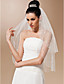  due livelli tulle con velo gomito applique (altri colori)