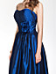  Sweetheart Sheath/Column Floor-length Taffeta Bridesmaid Dress