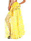  Dancewear Polyester With Pattern/Print Belly Dance Performance Skirt For Ladies More Colors