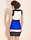  TS Tri-color Belted Dress