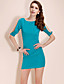  ts open-split mouw jurk