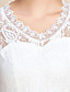  ts Weinlesespitzes V-Ausschnitt Rüschenkleid