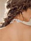  Trumpet/Mermaid High Neck Court Train Lace Tulle Wedding Dress