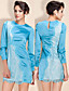  TS Elegant Lace Long-sleeved Dress