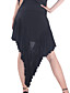  negro traje de flamenca viscosa latin dance falda para las damas
