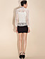  TS High Neck Ribbon Lace Blouse Shirt