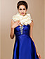  Luxurious Lace With Satin Flowers Wedding / Special Occasion Shawl