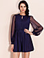 ts mangas abullonadas brillante vestido