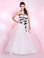  baljurk sweetheart vloer-length tule lovertjes prom dress