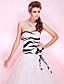  baljurk sweetheart vloer-length tule lovertjes prom dress
