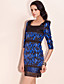  ts pizzo stampa banane tagliate vestito