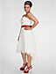  A-line Sweetheart Asymmetrical Lace Plus Size Wedding Dress