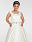  KÄTHE - Abito da Sposa in Raso (Taglia Forte)