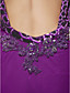  Sheath/Column Scoop Floor-length Chiffon Evening Dress