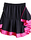  Dancewear Polyester Flounce Latin Skirt for Ladies