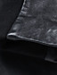  Long Sleeve Office/Casual Lambskin Leather Coat