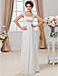  Sheath/ Column Square Floor-length Chiffon Wedding Dress