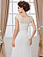  Sheath/ Column Square Floor-length Chiffon Wedding Dress