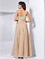  Sheath/Column One Shoulder Floor-length Chiffon Evening Dress