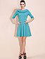  TS Folded Collar 3/4 Sleeve Dress (More Colors)