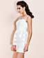  ts paillet krave organza peplum dress