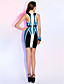  Sheath/Column V-neck Sleeveless Short/Mini Bandage Dress