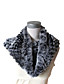  Chic Genuine Rabbit Fur Poncho/ Scarf