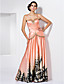  A-line Sweetheart Floor-length Evening Dress