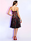  A-line Strapless Knee-length Tulle Dress