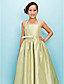  baljurk halster vloer-length taffeta junior bruidsmeisje jurk