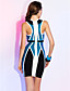  Sheath/Column V-neck Sleeveless Short/Mini Bandage Dress