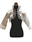  Long Sleeve Satin/Tulle Special Occasion Jacket/Wedding Wrap(More Colors)