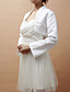  Long Sleeve Satin Special Occasion Jacket/Wedding Wrap(More Colors)