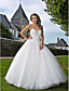  Ball Gown Sweetheart Spaghetti Straps Floor-length Tulle Wedding Dress