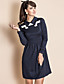  ts contrast kraag jersey jurk