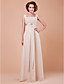 Sheath/Column Square Floor-length Satin And Chiffon Mother Of The Bride Dress With A Wrap