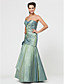  Trumpet/Mermaid Sweetheart Floor-length Taffeta Bridesmaid Dress