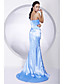  Charmeuse Trumpet/ Mermaid One Shoulder Evening Dress inspired by Cannes Film Festival