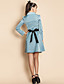  TS VINTAGE Beads Belted Long Sleeve Dress