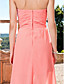  Sheath/Column Sweetheart Asymmetrical Chiffon Evening Dress