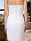  Sheath/Column Sweetheart Asymmetrical Chiffon Evening Dress With Removable Train