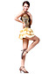  Dancewear Chiffon with Sequins Performance Latin Dance Dress For Ladies More Colors