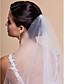  One-tier Chapel Wedding Veils With Scalloped/Lace Applique Edge (More Colors)
