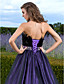  A-line Strapless Floor-length Tulle Evening Dress With Feathers/fur